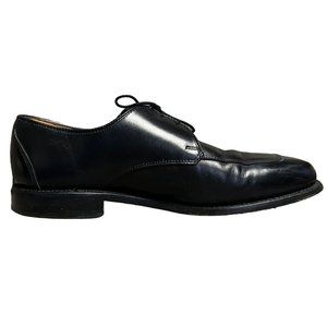 Allen Edmonds Burton Black Leather Apron Toe Derby Oxford Dress Shoes Mens 8.5 D